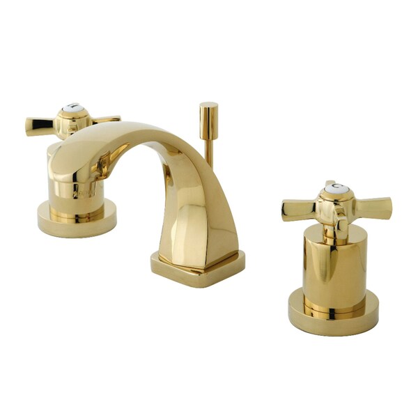 KS4942ZX 8" Widespread Bathroom Faucet, Polished Brass
